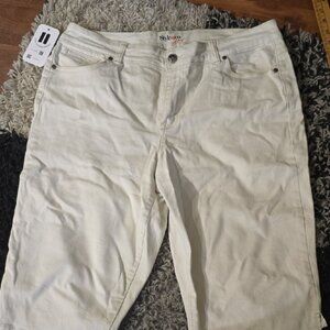 Style & Co. Women's Off-White Straight Leg Jeans